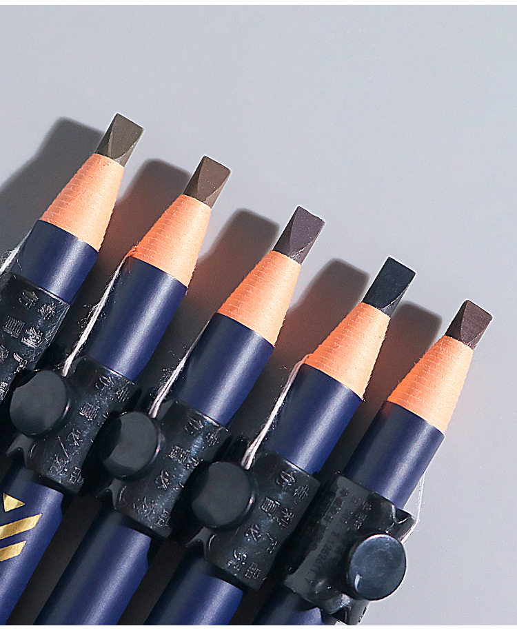 This genuine and excellent makeup product features a one-finger-pull eyebrow pencil that is waterproof, sweat-proof, natural and long-lasting without smudge. It is specially designed for makeup artists undefined