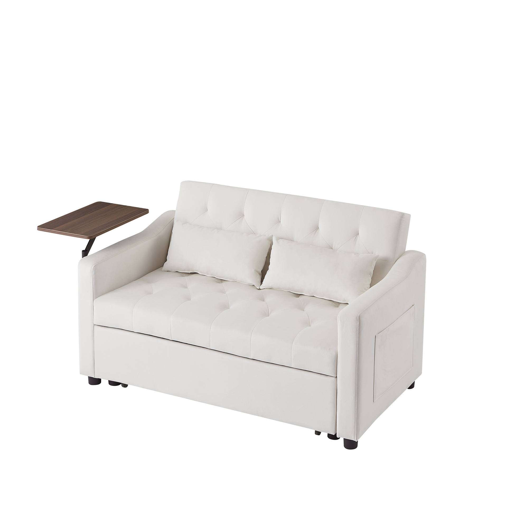 Sofá cama de cuero doble de doble uso 1 metro 5 almacenamiento multifuncional plegable pequeño apartamento sala de estar sofá para sentarse y acostarse