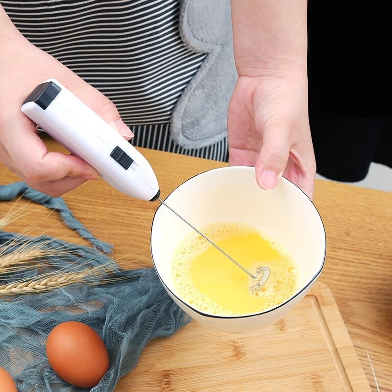 Electric Coffee Stirrer, Milk Frother, Handheld Egg Beater, Milk Frother, Electric Mixing Stick, Kitchen Gadget
