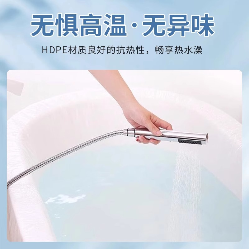 Disposable tub cover bubble bath bag with location sticker, extra thick, individually packaged hotel motel bathtub bag