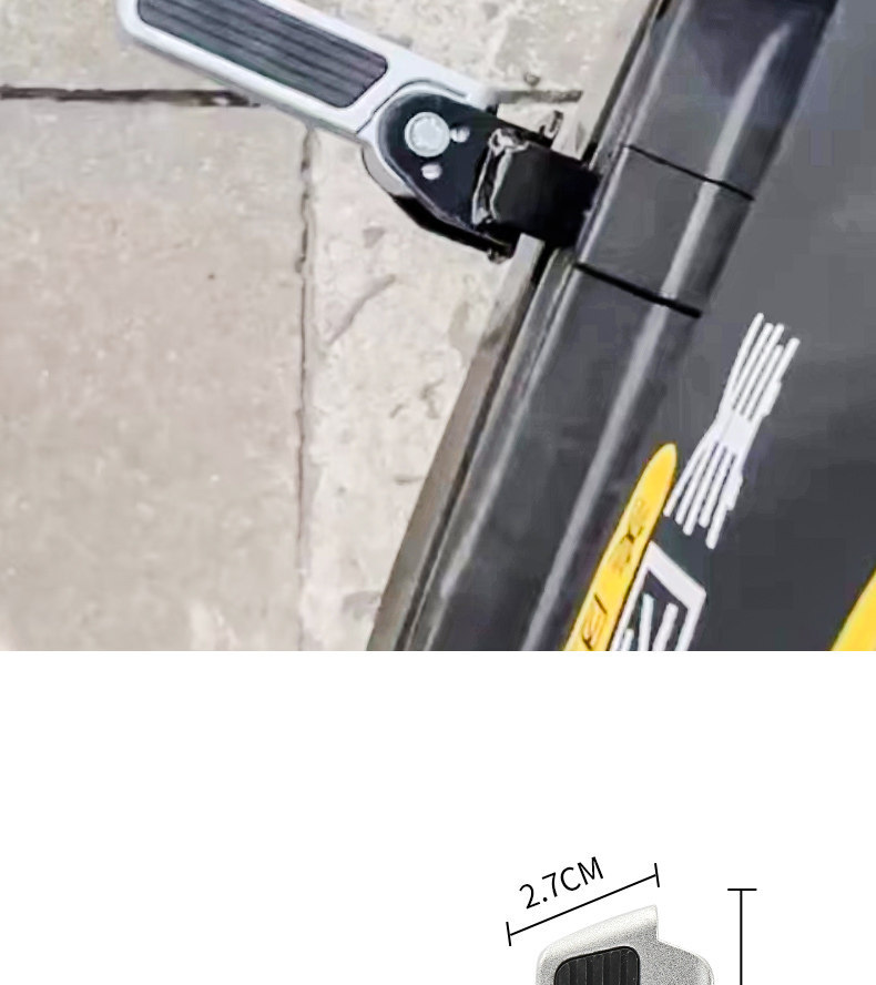Suitable for Yadea Electric Scooter De2 Deep Front Footrest, Widened Footrest, Square Footrest Modification, Universal Type