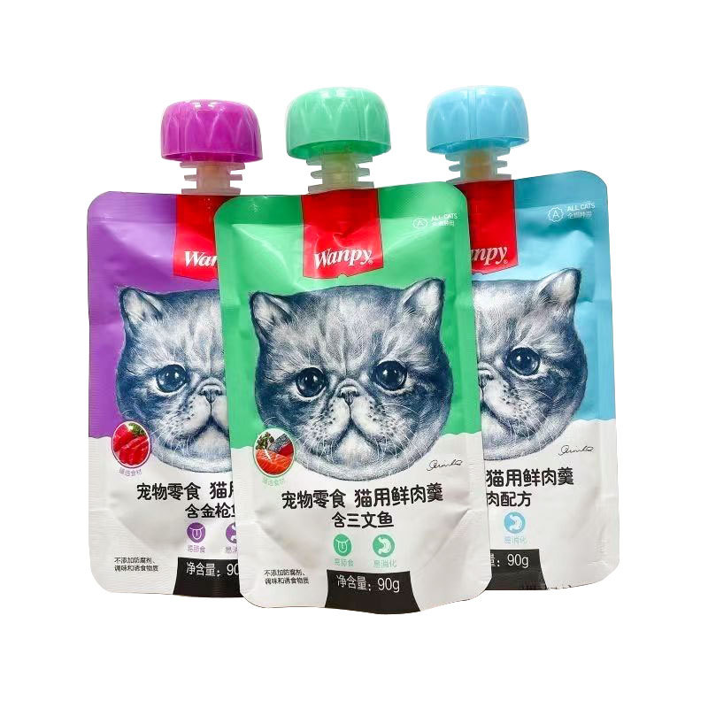 Wanpy Naughty Cat Fresh Meat Soup Cat Wet Food Canned Cat Strips Cat Snacks Dog Fresh Meat Soup Fresh Packaged Snacks Wholesale