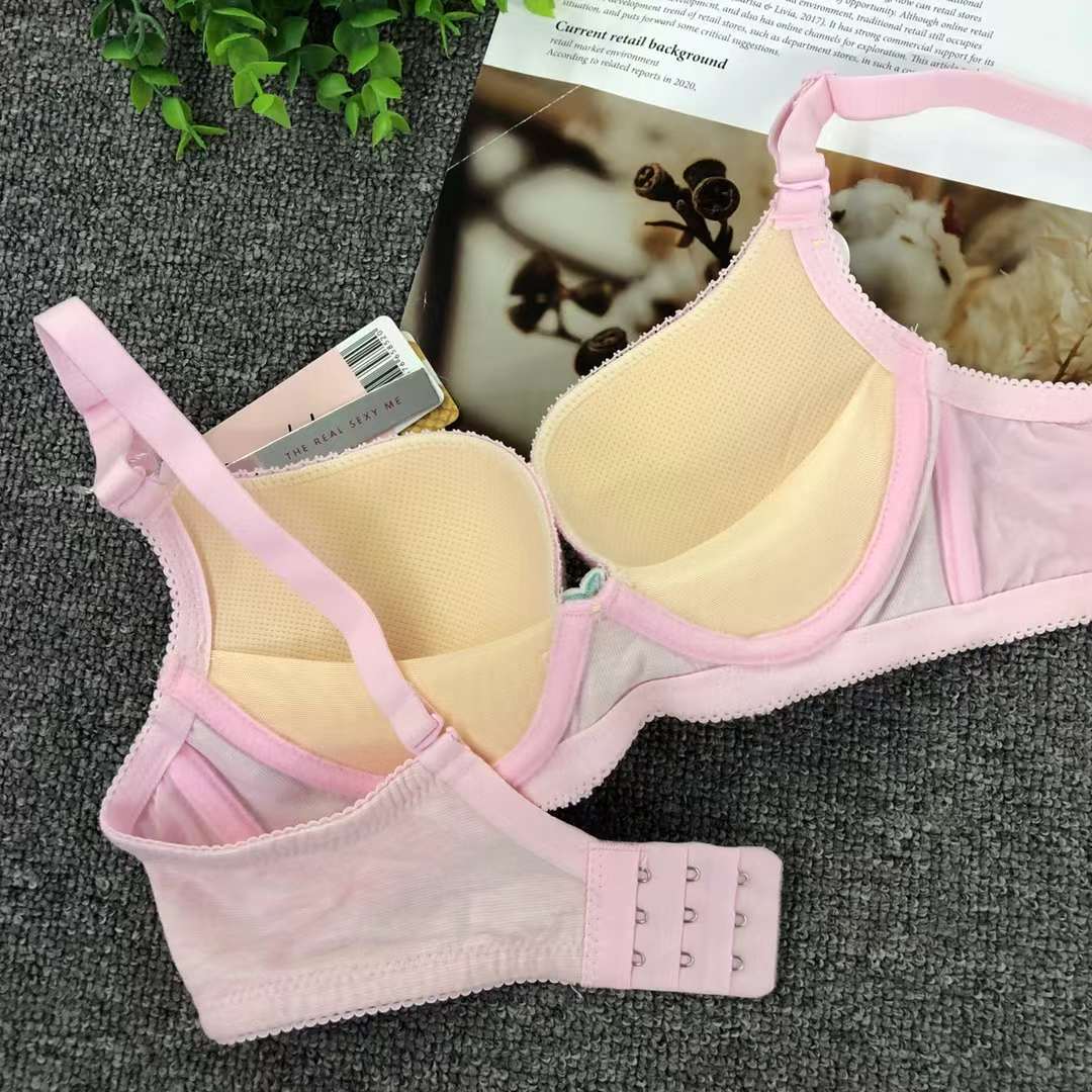 Filipino brillante sujetador ropa interior sin costuras medio grueso de alta calidad se reunieron multi-color multi-tamaño sujetador inalámbrico al por mayor