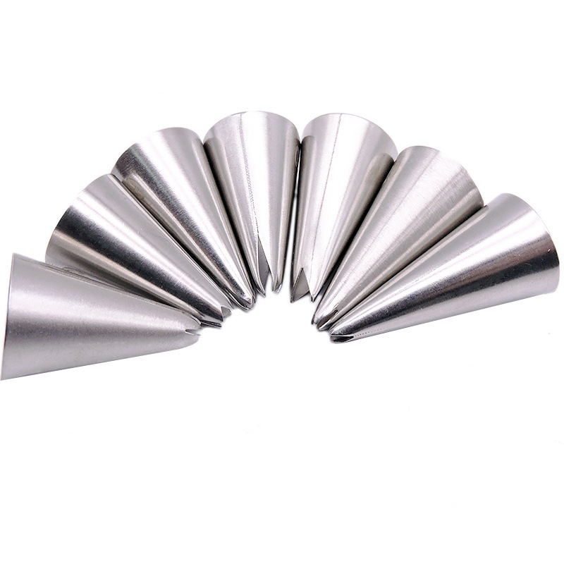 7-piece set of leaves piping nozzle set of leaves piping nozzle cake cream nozzle small 7PCs cake tool 7-piece set of leaves piping nozzle set of leaves piping nozzle cake cream nozzle small 7PCs cake tool