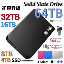 跨境外贸 移动固态硬盘2TB 1TB高速便携式机械硬盘500GB工厂直销