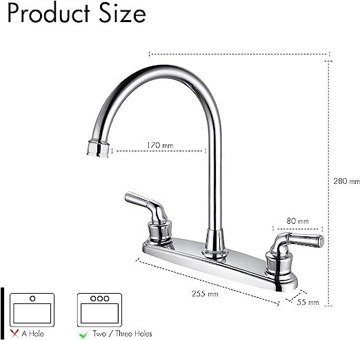 En stock transfronteriza de América del Sur grifo de agua caliente y fría pieza de cerámica doble interfaz de plástico grifo de la cocina a prueba de salpicaduras