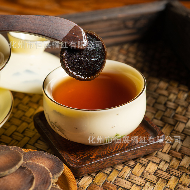 Huazhou Ju Hong Dried Tangerine Peel Slices 180g Traditional Herbal Tea Slices from 25 Year Old Trees quality and texture