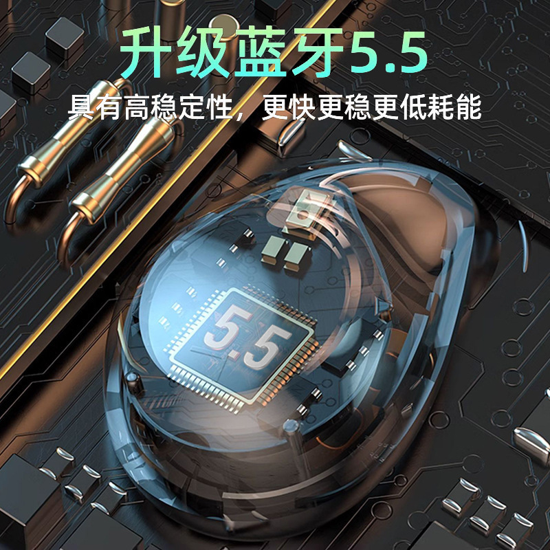 クロスボーダー2025新型DX32無線bluetoothイヤホン高音質入耳式デジタル表示電力量運動長航続|undefined