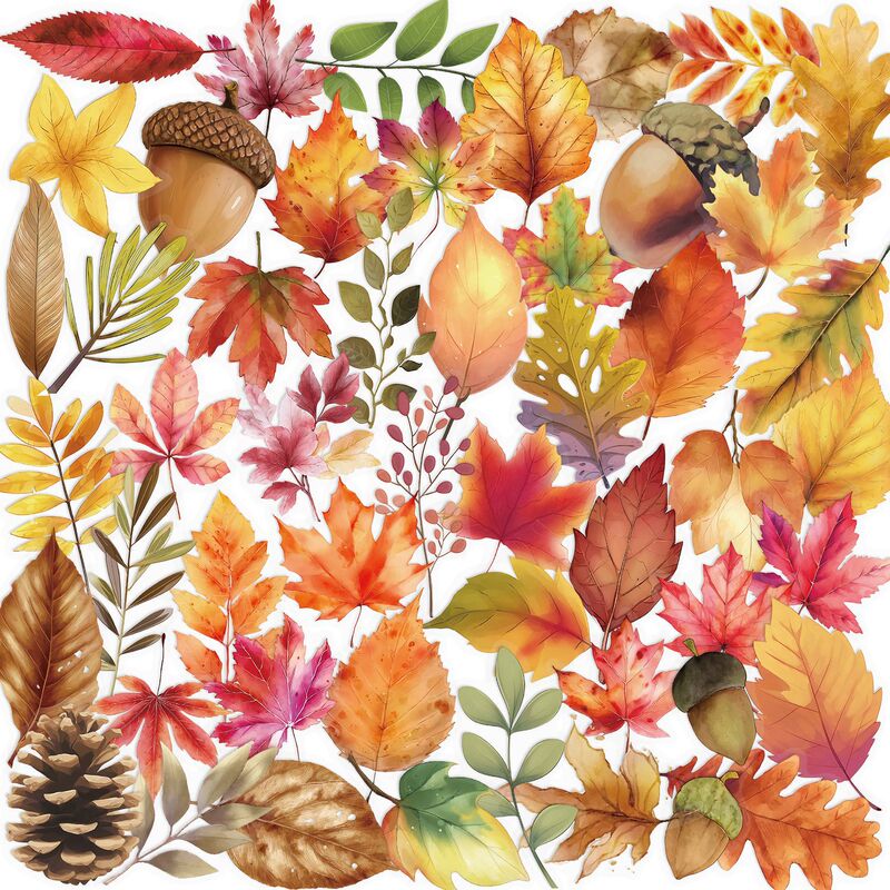 52 Pieces of Autumn Decoration Series Retro Stickers for DIY Decoration of Mobile Phones, Skateboards, Water Bottles, Pet Waterproof Cross-Border Stickers 52 Pieces of Autumn Decoration Series Retro Stickers for DIY Decoration of Mobile Phones, Skateboards, Water Bottles, Pet Waterproof Cross-Border Stickers