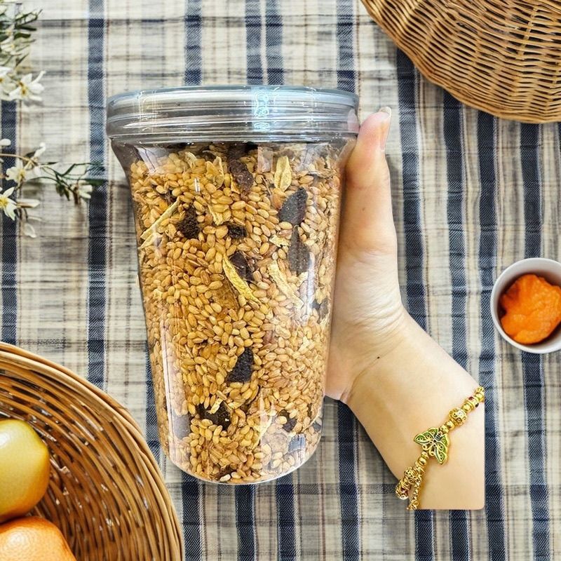 Dried Tangerine Peel, Fried Rice, Ginger Shreds, Red Dates Tea 500g, Hand-Fried Health Tea, Natural and Pesticide-Free, Safer to Use