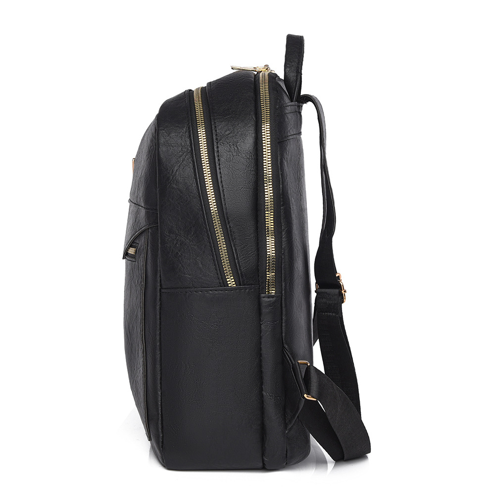 Bolsos para mujer 2025 nueva mochila de PU para mujer coreana Mochila de viaje al aire libre de todo fósforo de moda Mochila escolar para estudiantes universitarios