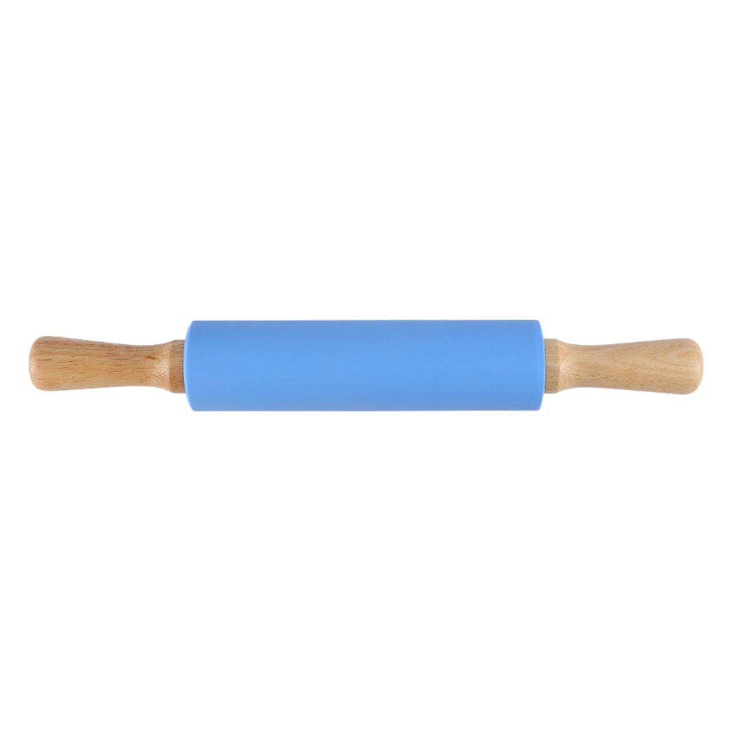 Rodillo de Madera Maciza de Grado Alimenticio Xuanjun con Silicona para Uso Doméstico, Tamaño Mediano y Pequeño, Rodillo para Harina, Color Personalizable, Disponible para Venta al por Mayor. image 1