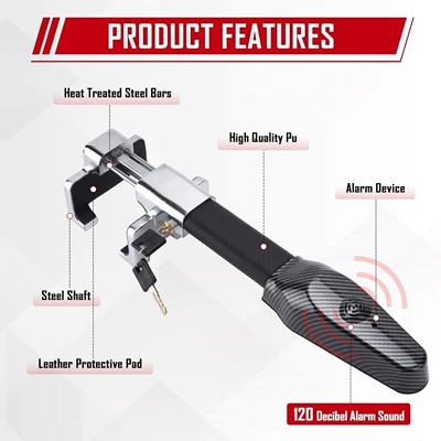 Car lock steering wheel lock anti-theft lock