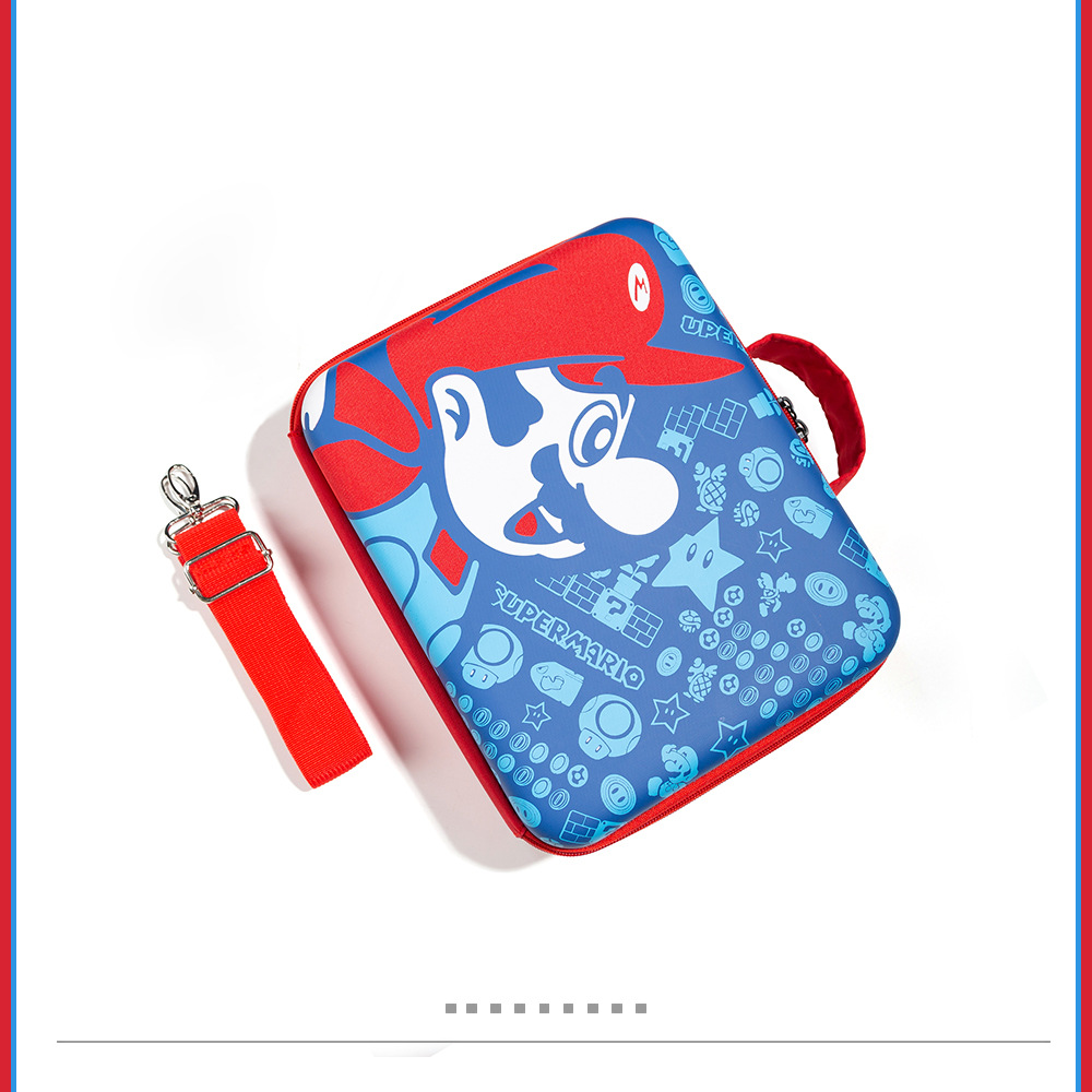 Bolsa de almacenamiento de switch Bolsa de Nintendo switch oled Mario Bolsa de hombro NS Accesorios Bolsa de almacenamiento de carcasa dura