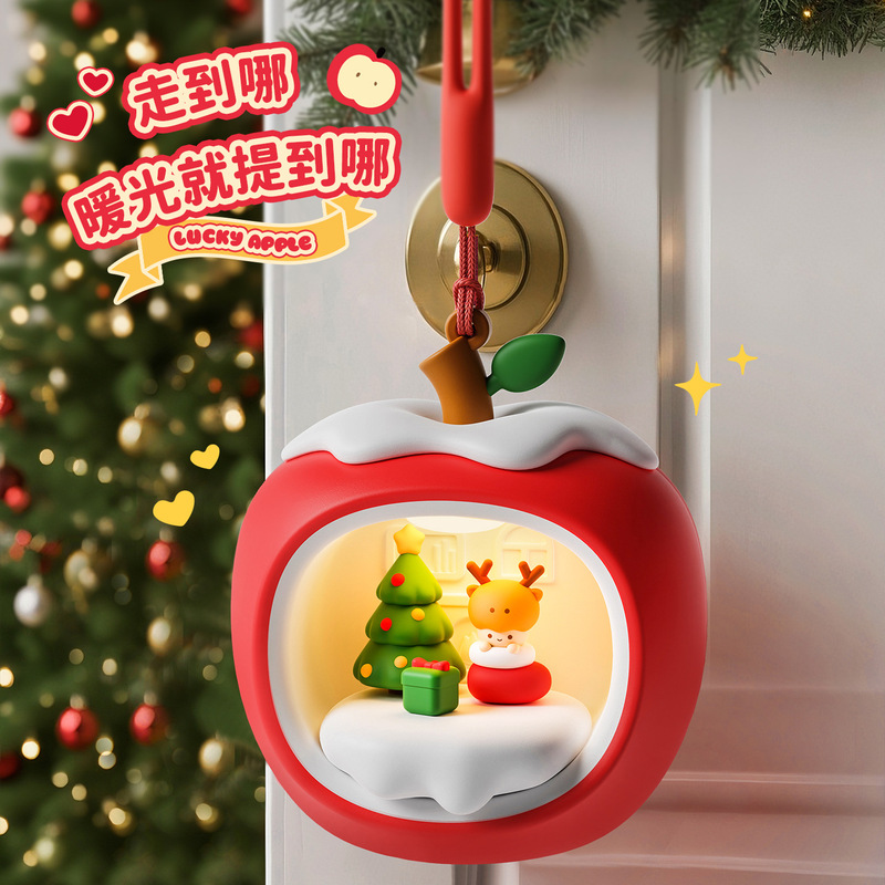 新品苹果屋圣诞节小夜灯创意拍拍灯床头灯闺蜜节日礼物礼品批发|undefined