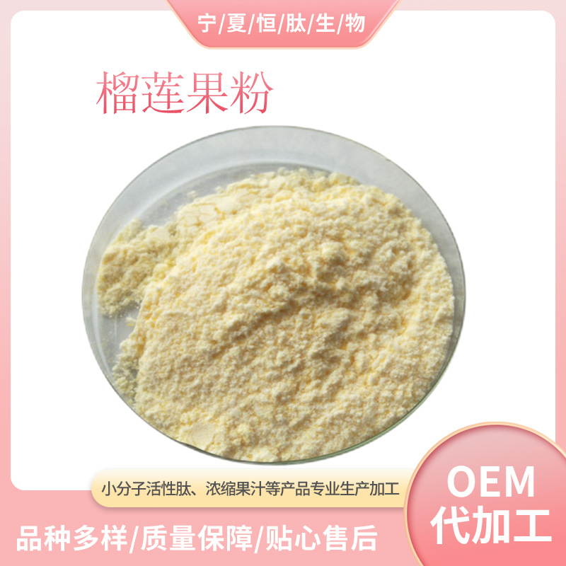 榴莲粉99%1㎏ SC厂家批发果蔬粉量大优惠全水溶食品原料 榴莲果粉