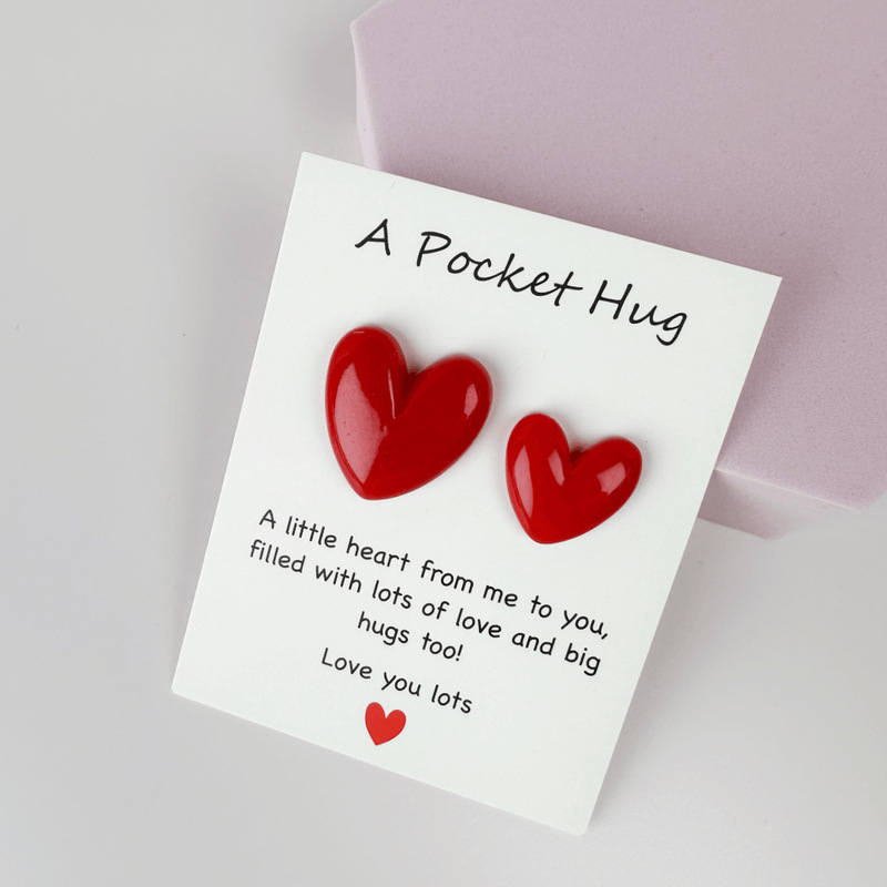 Cross-Border Independent Station Creative Pocket Hug Heart Pocket Hug Resin Heart Hug Love Token Gift Cross-Border Independent Station Creative Pocket Hug Heart Pocket Hug Resin Heart Hug Love Token Gift