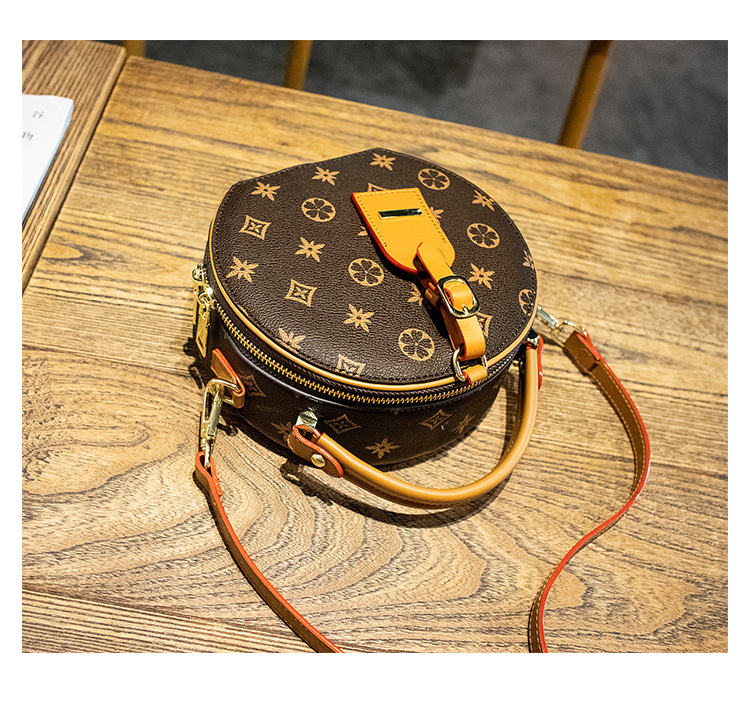 Women's Round Crossbody Bag - Stylish Versatile Shoulder Handbag_voghion.com