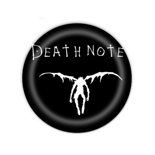 Animation peripheral Death Note Ryuk L badge badge two-dimensional brooch 58MM tinplate badge