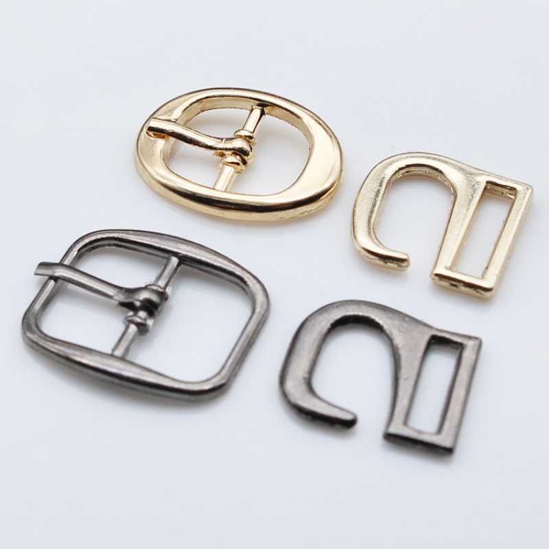 Accesorios de hardware de tacón alto hebilla de zapato de metal sandalias de mujer 8 piezas 9 zapatos redondos hebilla de cordón de botón en forma japonesa otro hogar