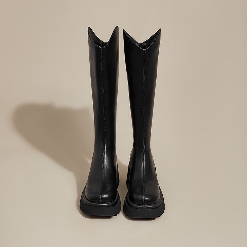 Elastic high boots platform, for teenagers