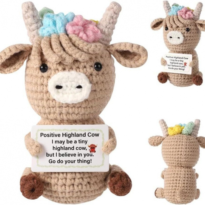 Transfronterizos nuevos lindos pingüinos emocionales de energía positiva muñeca taza de cerveza artesanal tortuga creativa ganado de tierras altas