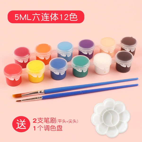 Pack, palette, 5 ml, 12 colors, 2 pieces
