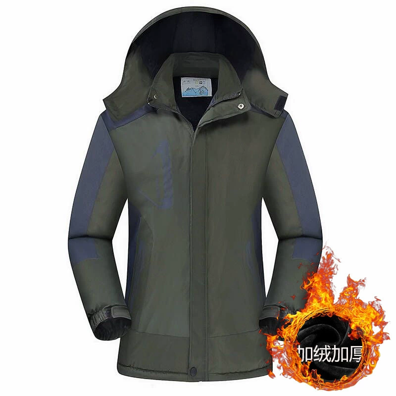 Мужская пуховая куртка оверсайз, зимняя тёплая, с капюшоном, L–6XL