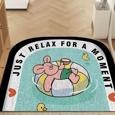 Entrance Entrance Semi-round Foot Mat | Avtomobil döşəmə paspasları - relax-it-4060cm-wire-ring