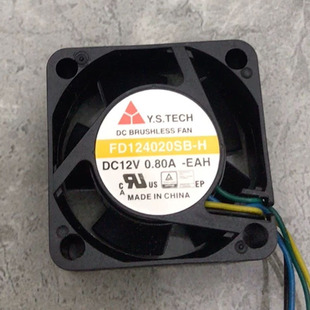 FD124020SB-H Y.S.TECH/Ԫɽ 12V 0.80A 4020 4CMɢ���L��