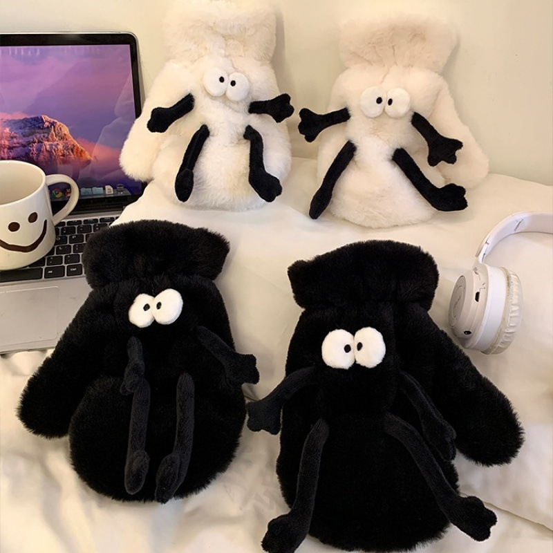 womens-gloves-funny-cute-warm-with-velvet