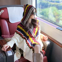 Богемный платок экзотический плащ женский Юньнань дорожная одежда матч фото этнический стиль Верхняя одежда плащ теплый шарф