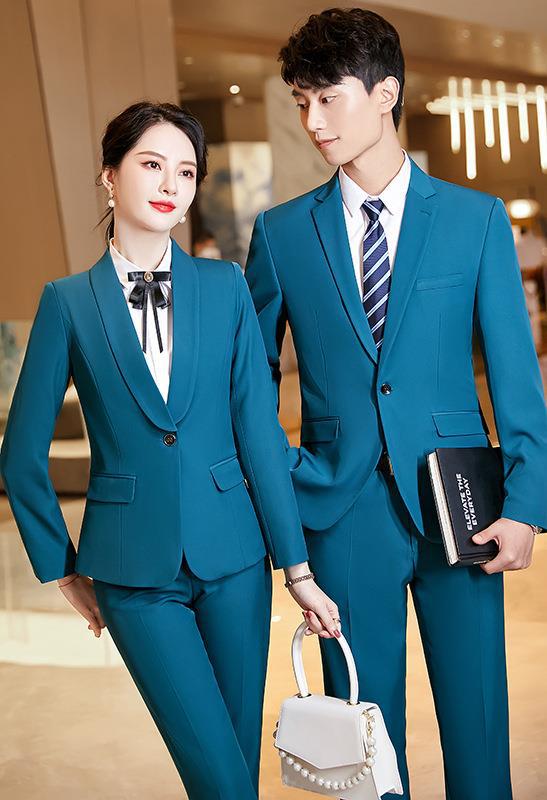 2022 New Business Dress Professional Pants Men's and Women's Car Insurance Agency Real Estate Sales Work Clothes