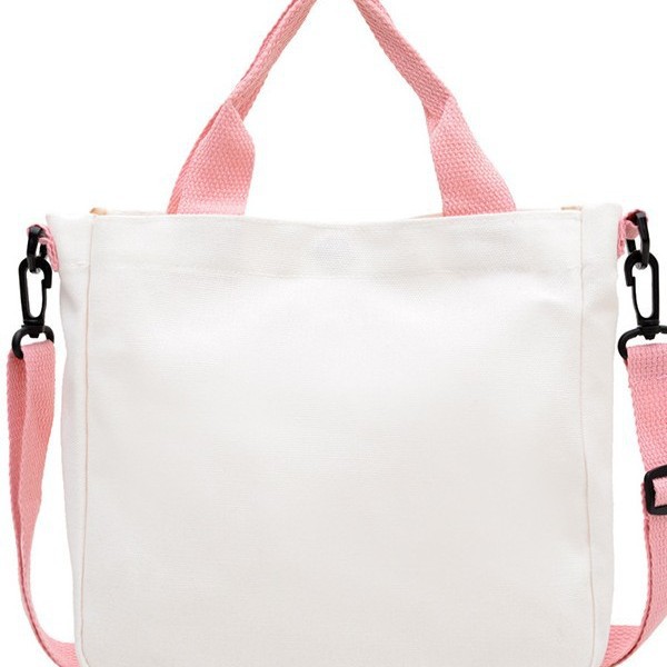 厂家货源小学生热转印空白帆布包创意DIY大容量手提斜跨单肩书包