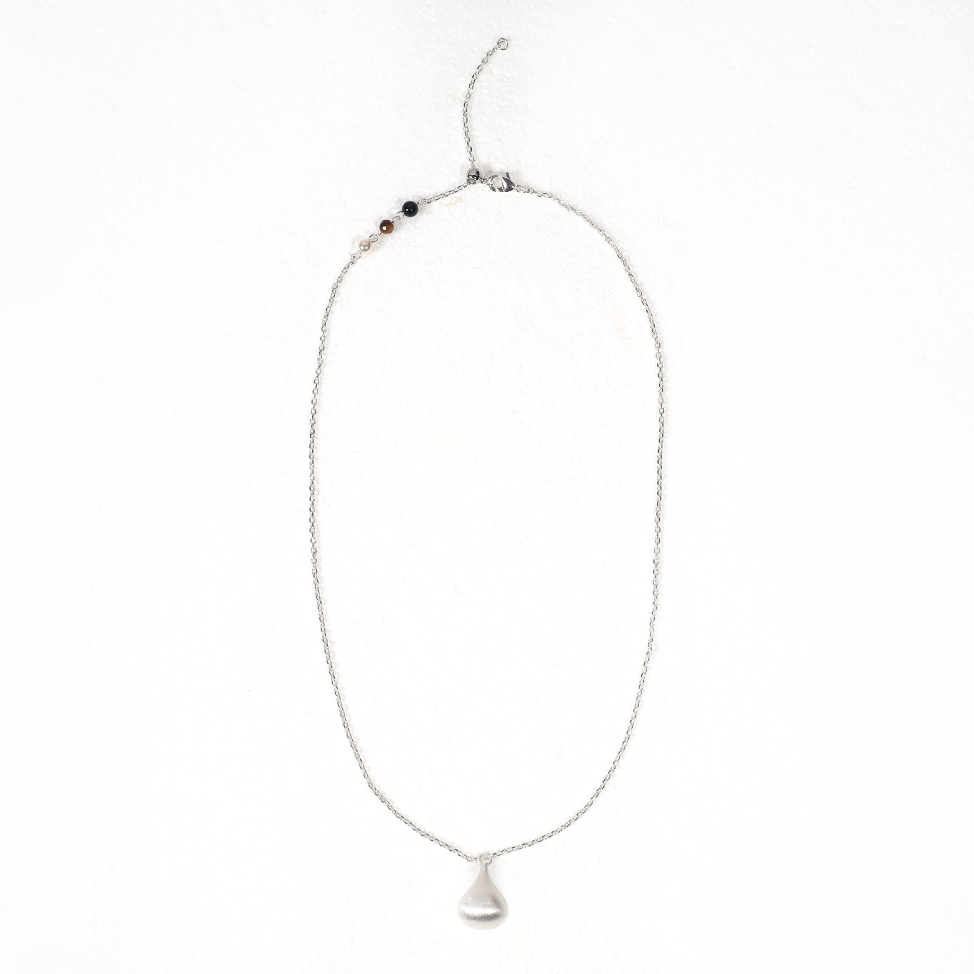 Hand-drawn + natural stone [big water drop]