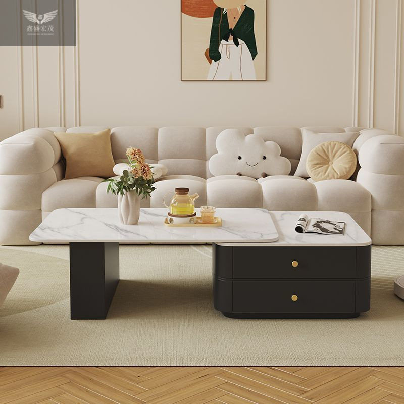 Luz de lujo alta mesa de té francesa de forma especial combinación de muebles pequeños hogares modernos dormitorios de madera sólida