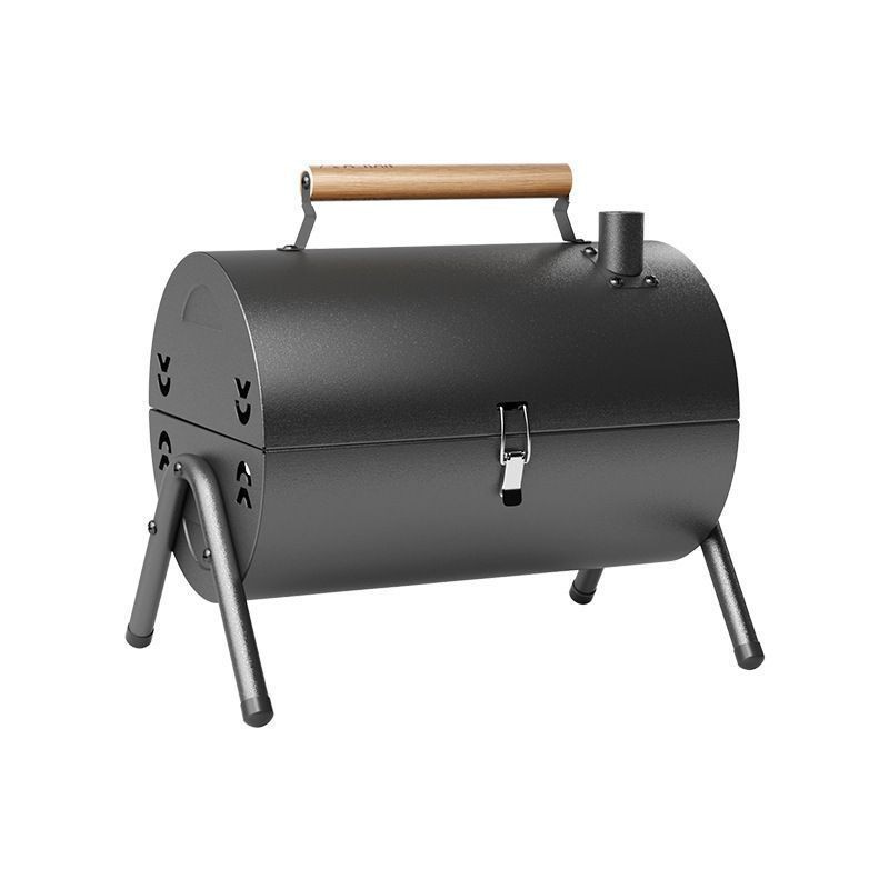 BBQ Ngoài Trời Di Động 2 Mặt Xiên Que Bếp Nhà Cắm Trại Than Nướng Không Khói Nhỏ Thịt Nướng Giá