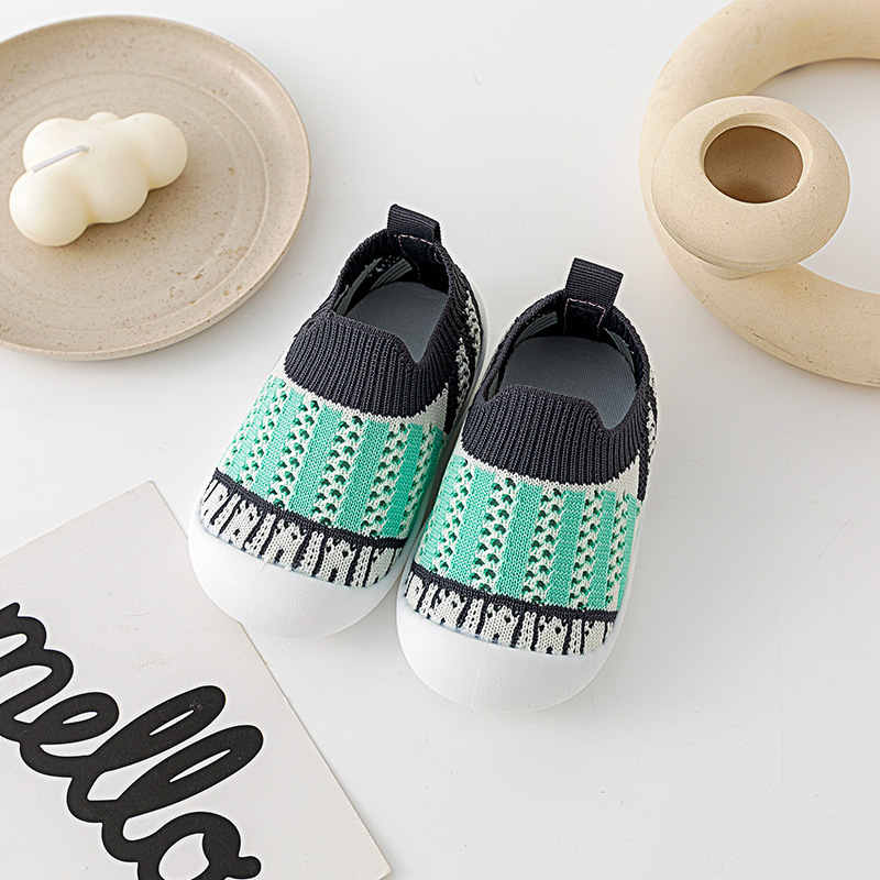 Primavera y verano zapatos de malla para niños de color sólido zapatos de suela suave zapatos para niños pequeños zapatos para niños ligeros lindos transpirables