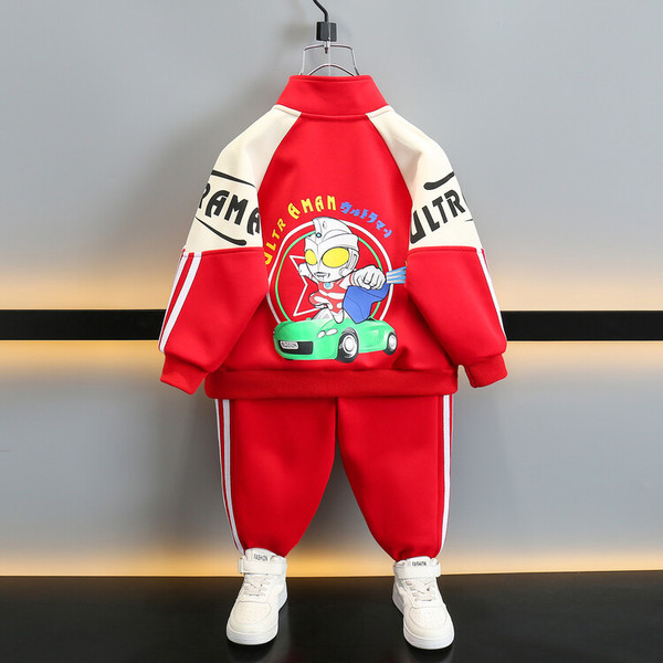 Demi-season children's set for boys with zipper