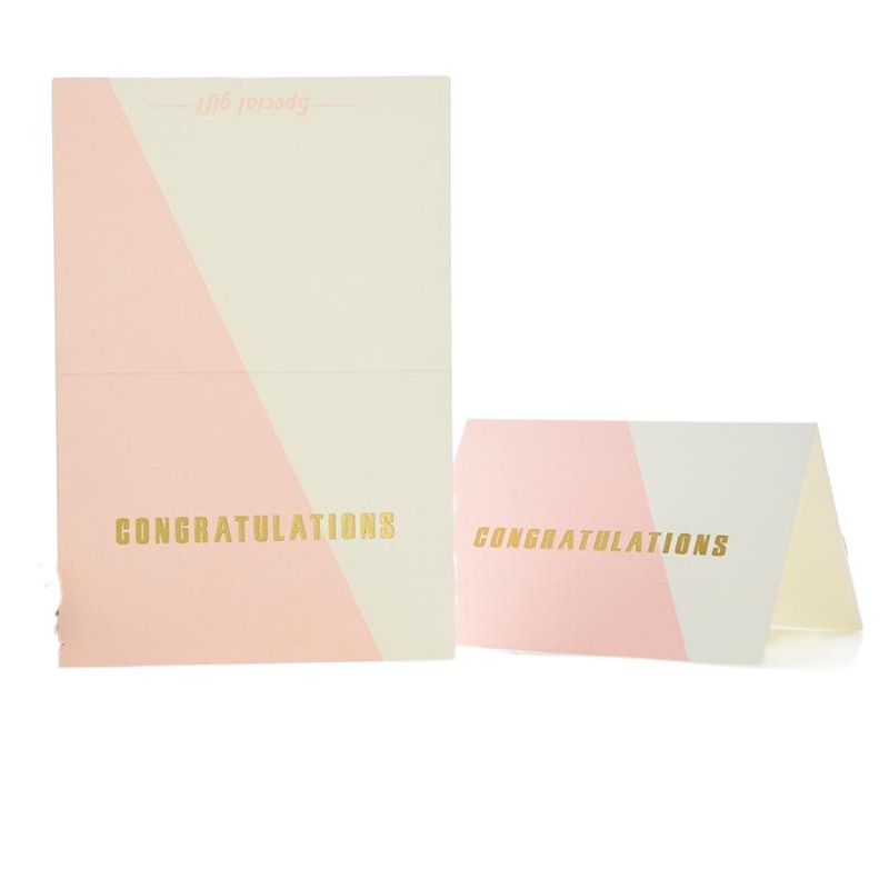 INS estilo creativo estilo coreano bronceado bendición tarjeta de felicitación cumpleaños tarjeta de agradecimiento Tarjeta de mensaje bendición tarjeta pequeña en stock al por mayor