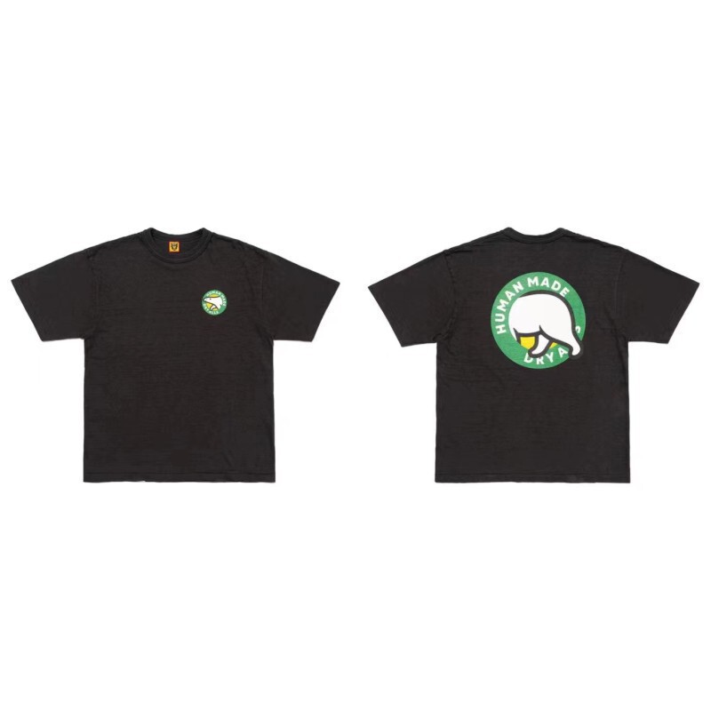 日本アメリカのトレンディなブランドヒューマンドラゴン年限定半袖メンズカップル夏の漫画動物 Tシャツ純綿トップ|undefined