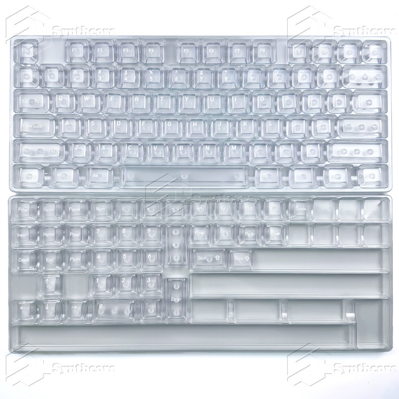 顶面雾透PC透光键帽支持wooting EZ63MADE68 Hero68夜魔磁轴键帽|undefined