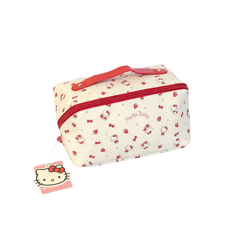 Bolsa de maquillaje auténtica Sanliou para viajes de niñas bolsas de almacenamiento portátiles de gran capacidad bolsas de almacenamiento de división bolsas de lavado de mano