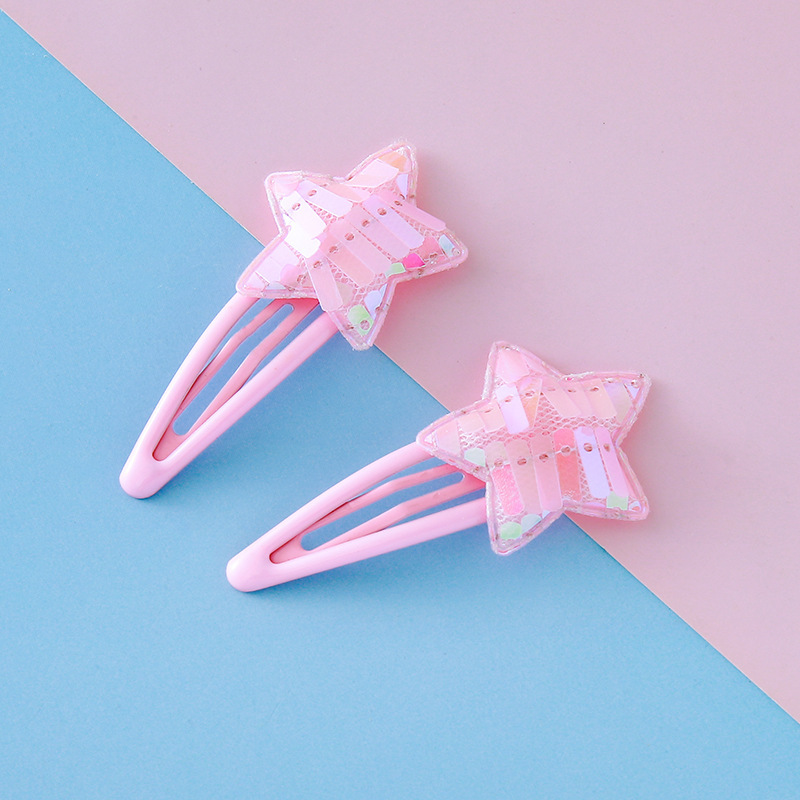 国境を越えて子供のかわいいアニメ蝶ベアー星王冠側縁クリップ髪クリップアクセサリー卸売り|undefined