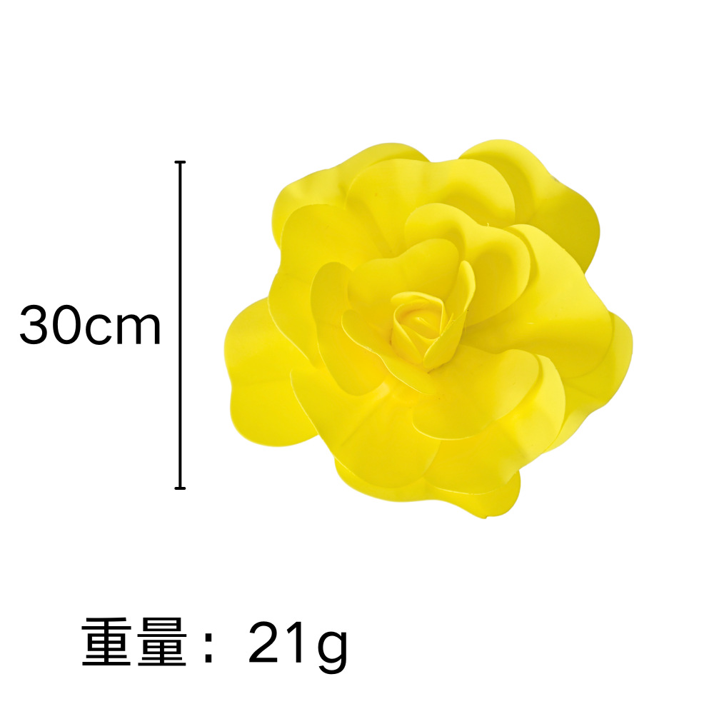 Red de celebridades, rosa amarilla, ratán, pared de flores, simulación, fotografía de fotos de bodas, decoración de fotos, flores de ratán, arte floral al aire libre