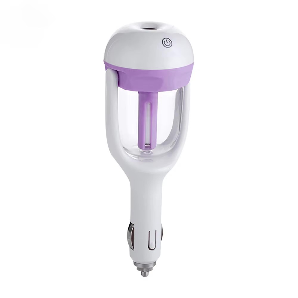 Car Humidifier Mini Cigarette Lighter Car Spray Aromatherapy Air Purifier Gift High Concentration Negative Ions