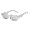 Sunglasses, square trend fashionable glasses, 2020, European style