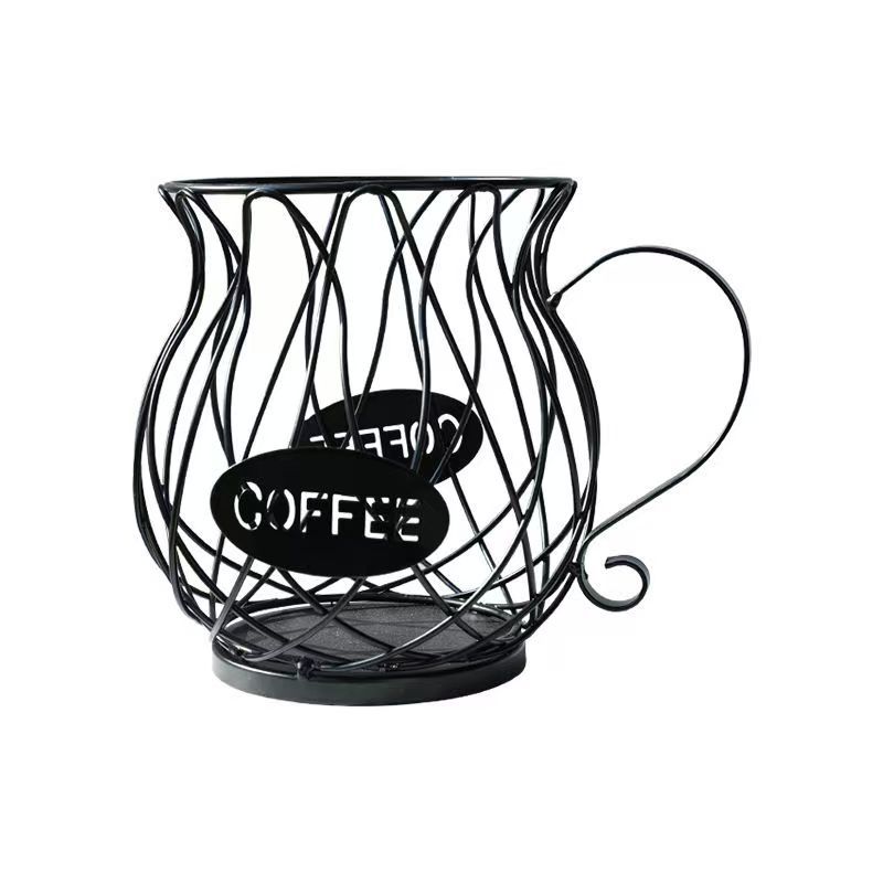 Cesta de almacenamiento de cápsulas de café, sala de estar creativa, hogar, mesa de café de lujo ligero nórdico, bocadillos, mini plato de frutas