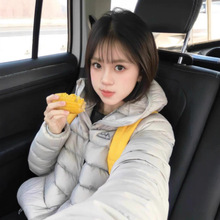 2025新款羽绒服短款冬季轻薄90白鸭绒安心绒连帽排骨男女情侣外套