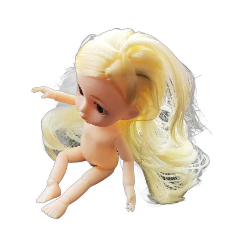 16/17смейкupd makeup and replacement BJD кукла с 8 суставами 3D реальные глаза 6-дюймовая девочка игрушка